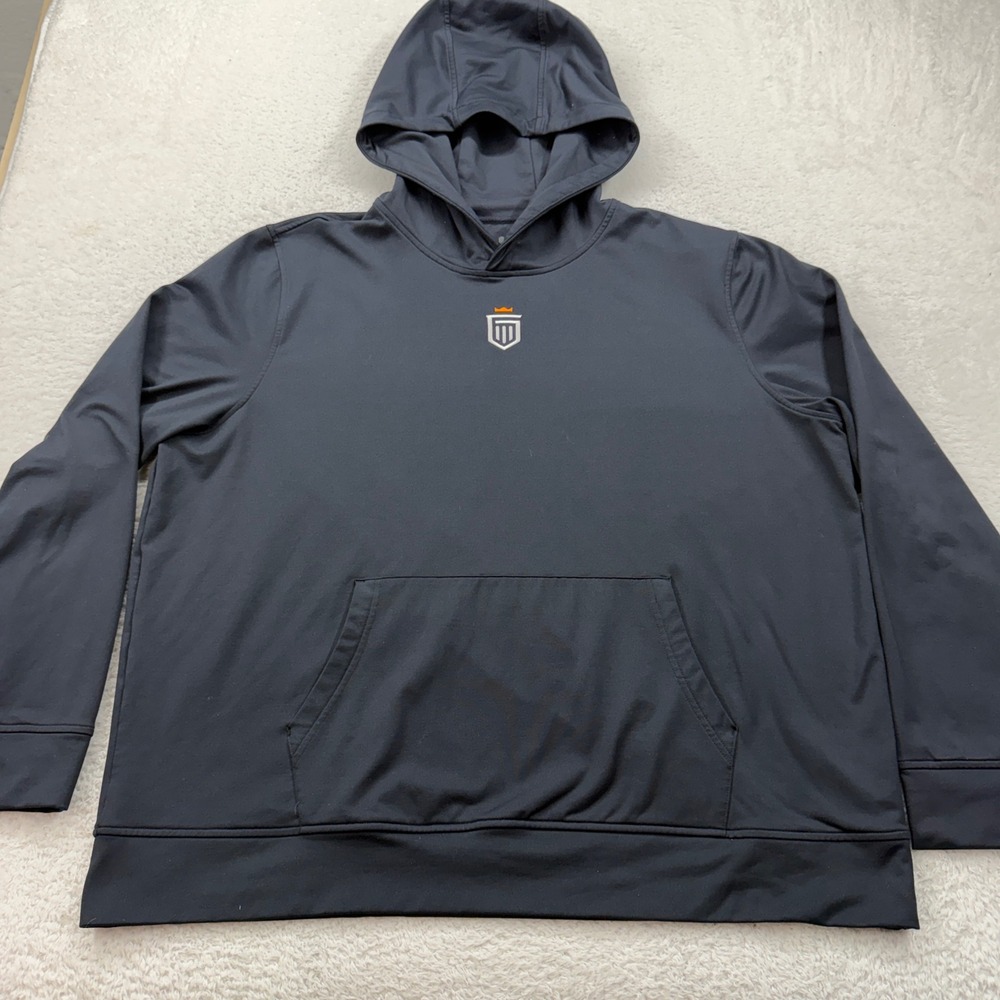 Greatness Wins Mens Hoodie Pullover Black XXL Logo Athletic Performance